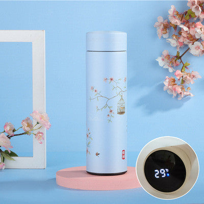 Insulated Stainless Steel Mug with Digital Temperature Display - 500ml